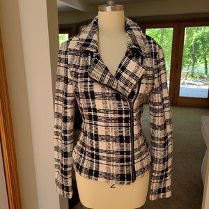 Mavi Brand Knitted plaid jacket
